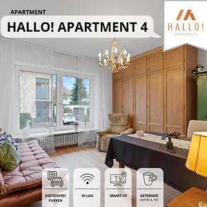 Tolle Zweiraum-ferienwohnung In Bester Lage L Innenstadtnähe L 1 Minute Zum Bahnhof L Tv L Free-wlan L Willkommen Im Hallo!-apartment 4 Apartment Bad Wörishofen